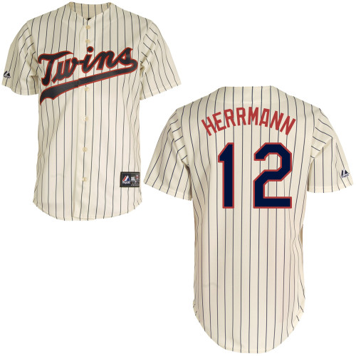 Chris Herrmann #12 mlb Jersey-Minnesota Twins Women's Authentic Alternate 3 White Baseball Jersey